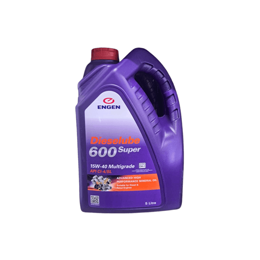Engen Dieselube 600 Super 15w-40 5l - Peers Auto