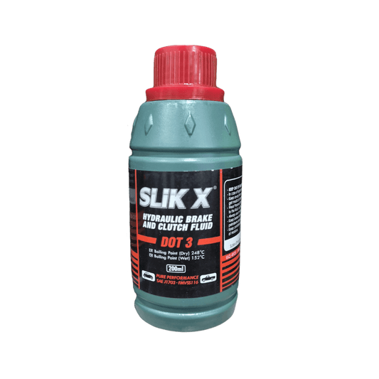 Slik X Hydraulic Brake And Clutch Fluid 200ml - Peers Auto