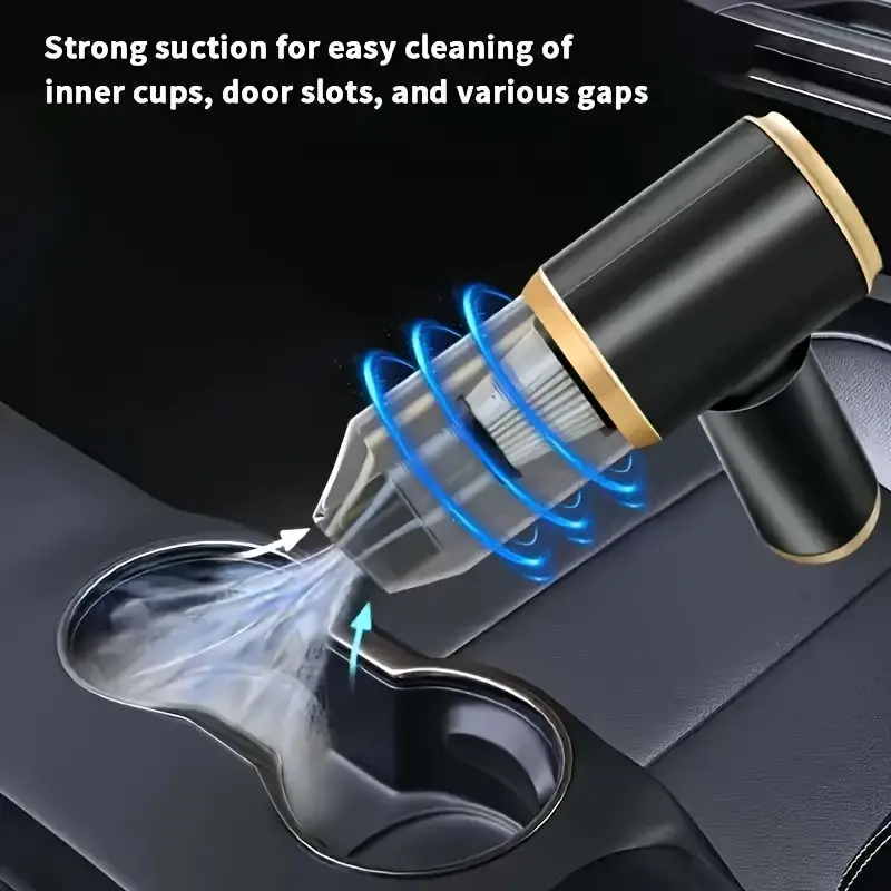 Wireless Car Vacuum Cleaner, Blow And Suck Dual-Purpose + Case